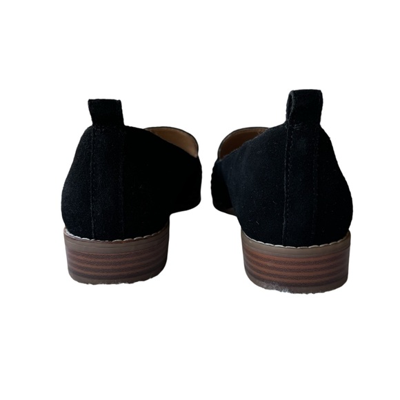 Crown Vintage Lorina Black Cow Suede Studded Loafer - Picture 6 of 10